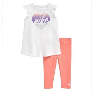 NEW! Girls Nike 2pc Tunic & Leggings Set
